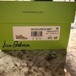 Sam Edelman snakeskin Maryjane loafers